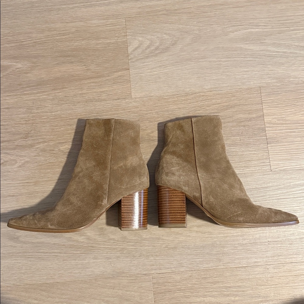 Raye Merit Brown Suede Booties